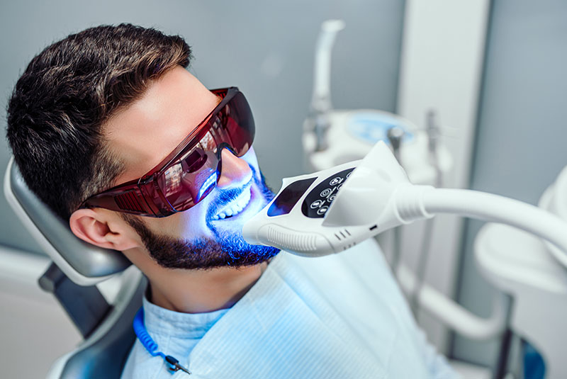 professional teeth whitening treatment