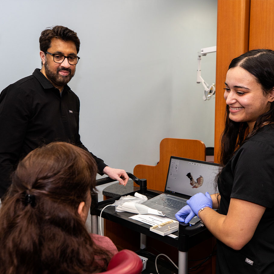 dental patient preventing root canals at appointment